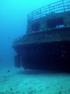 Karwela Shipwreck Closeup Diving